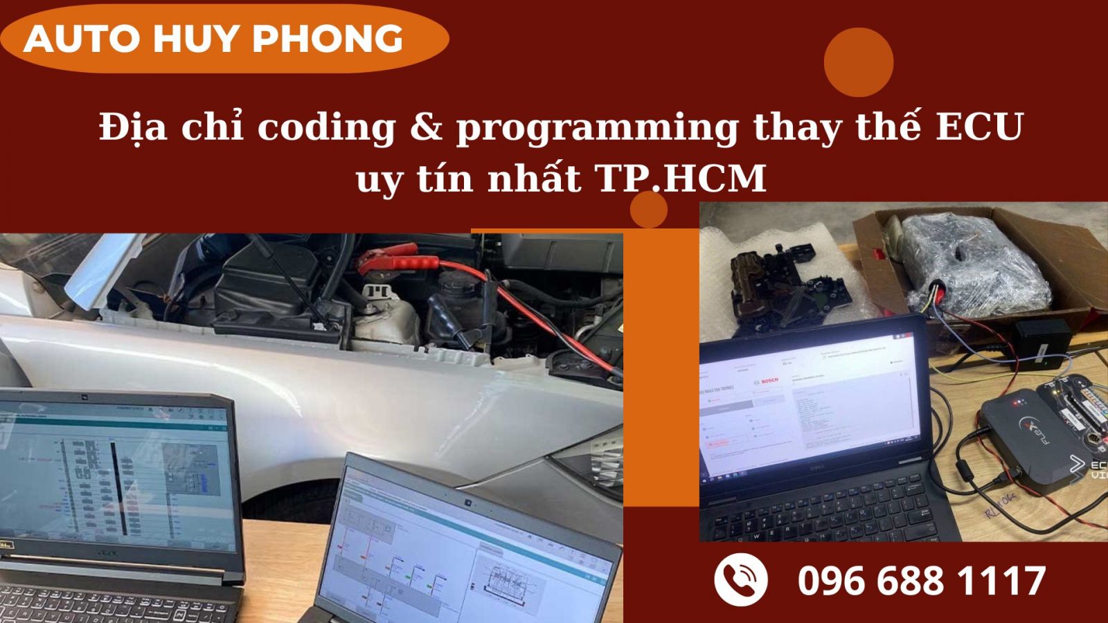 Hình 5: Auto Huy Phong – địa chỉ coding & programming thay thế ECU uy tín nhất TP.HCM